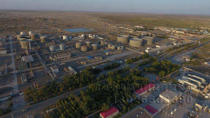 新疆塔河油田罐区防雷接地工程